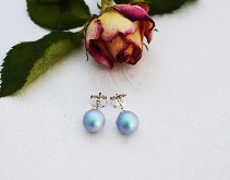 0002 Обеци "Blue pearls"